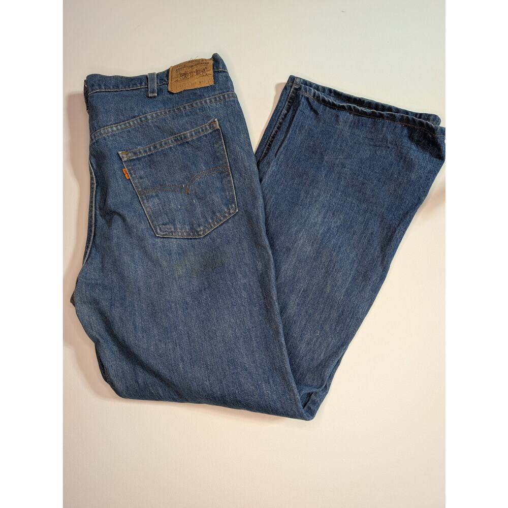 Levi’s 517 Bootcut Jeans Men’s W40 L32 Orange Tab Vintage Distressed Wash